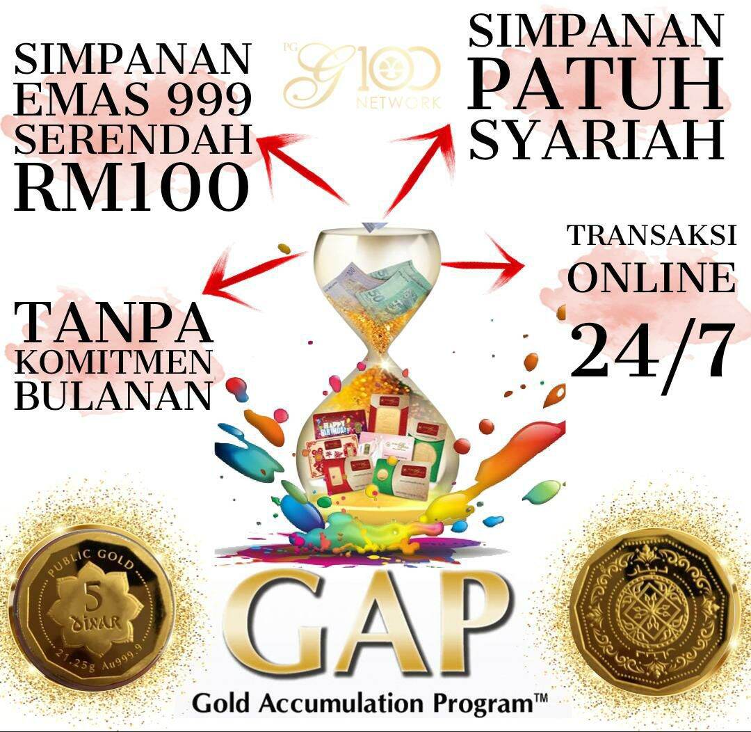 Readystock Public Gold 999 Gold Gap Account Lazada