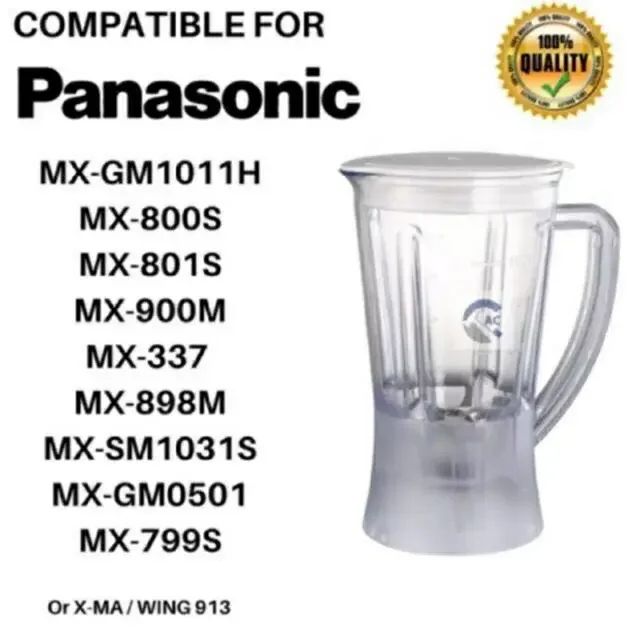Replacement Jug Jar For Panasonic Blender Mixer/Bekas Jug Ganti Untuk Pengisar Panasonic