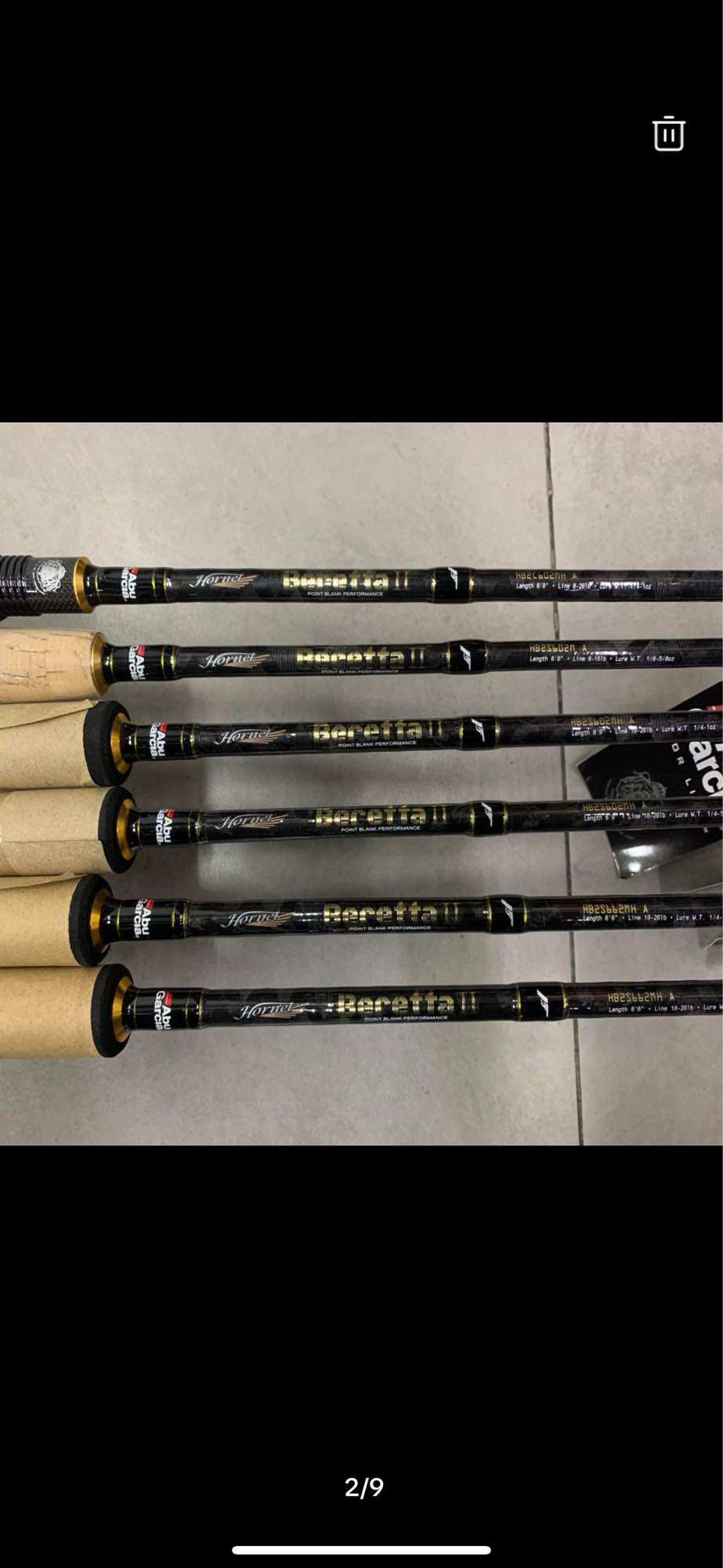 Abu Garcia Hornet Beretta II Spinning And Casting Fishing Rod