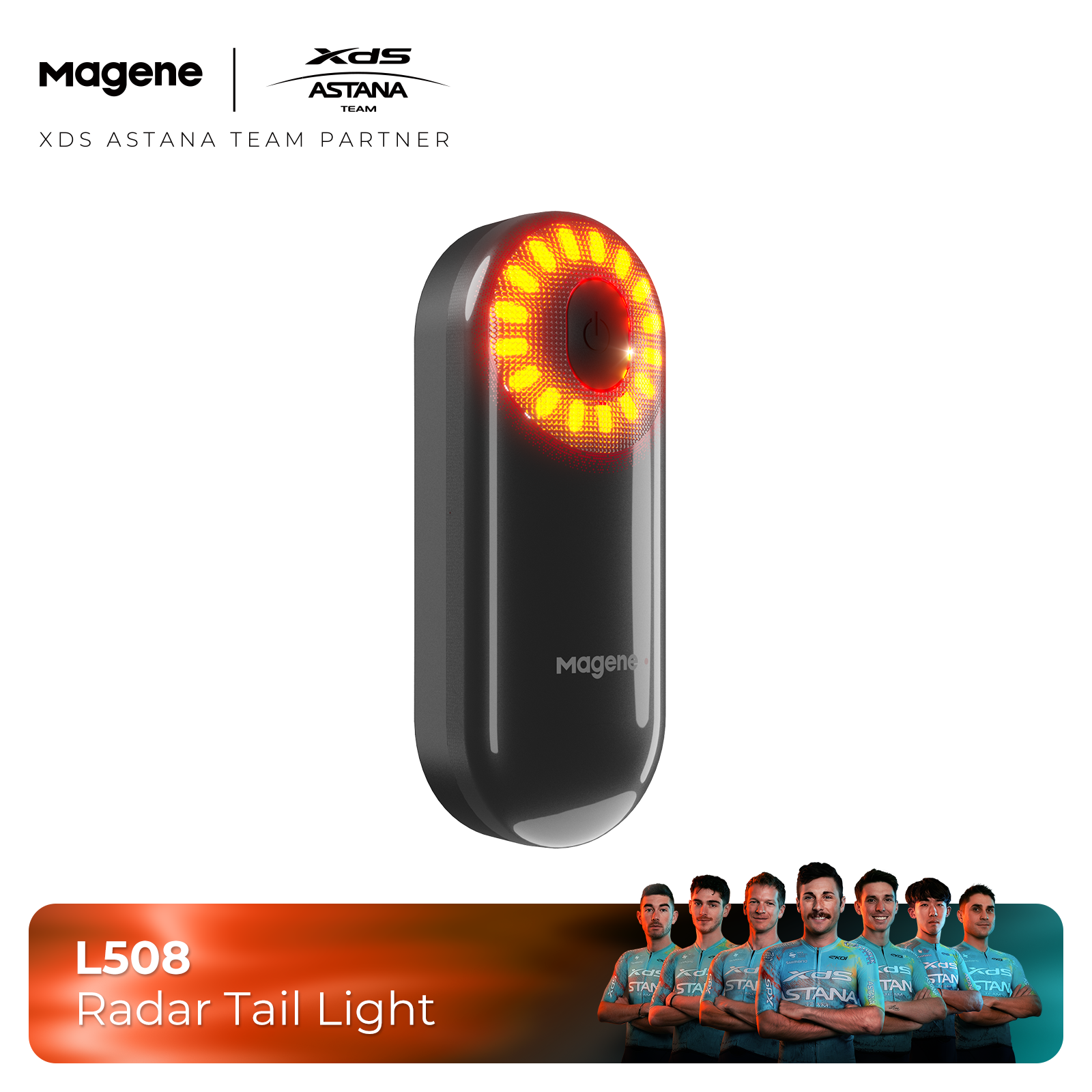 Magene L508 Bike Tail Light Bicycle Smart Rear Lighting Waterproof Brake Sensor Warning Lamp ราคา 4,238 บาท*ส่งฟรี