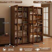 ZHUSHANXIA | Acrylic Door Book Display Storage Cabinet
