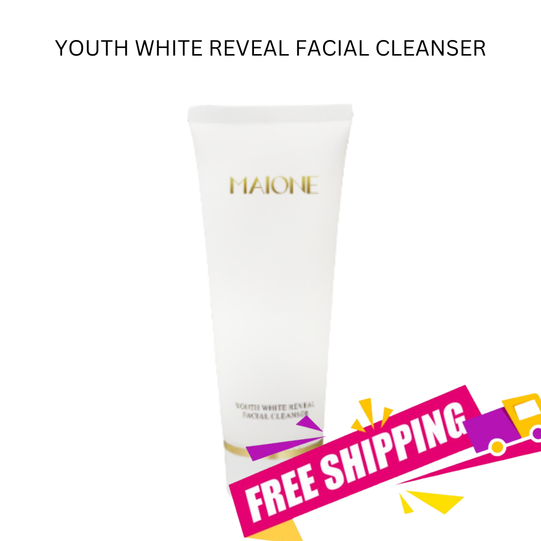 Maione Youth White Reveal Facial Cleanser 100Ml - Free Gift, Exp