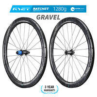 RYET Gravel Carbon Wheelset 52T Ceramic Ratchet Hub Pillar Superlight Spokes Tubeless Ready CenterLock 32mm Width wheels