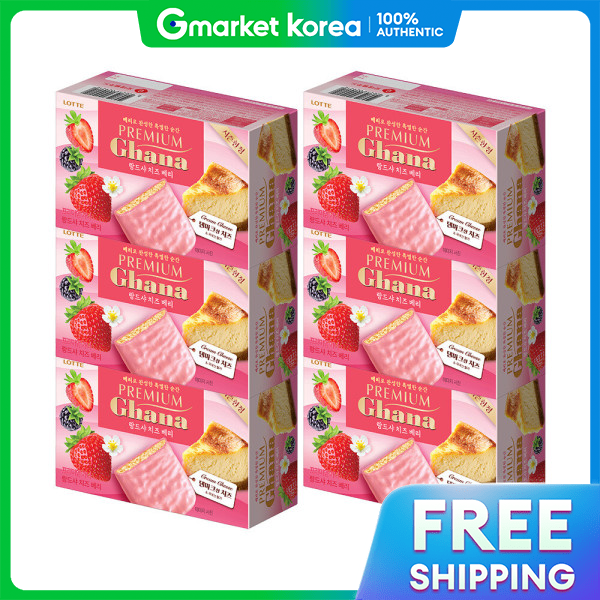 Lotte | Premium Ghana Langue De Chat Cheese Berry 91g X 6 Pieces - Jenama Lotte Harga 68 Ringgit*Penghantaran Percuma