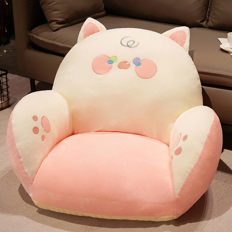 MUECHOAR | Thick Floor Cushion with Backrest Home Use