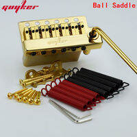 Guyker Guitar Ngựa đàn Tremolo chuỗi khoảng cách 10.8mm Ngựa đàn guitar với Đồng yên đồng thau khối