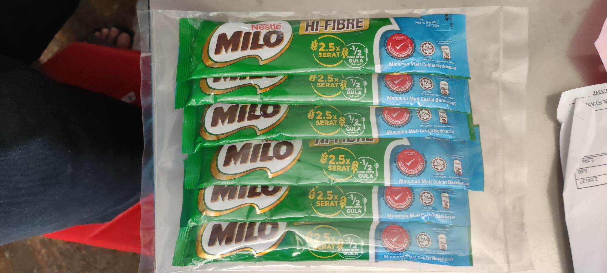 Nestle Milo 3 in 1 ActivGo (18s x 33g) / milo kosong (18s x 30g) / hi
