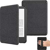 MoKo Case for 6″ All-New Kindle (11th Generation-2024/2022 Release) Lightweight Shell Cover with Hand Strap Auto Wake/Sleep for Kindle 11th Generation 2024 e-Reader
