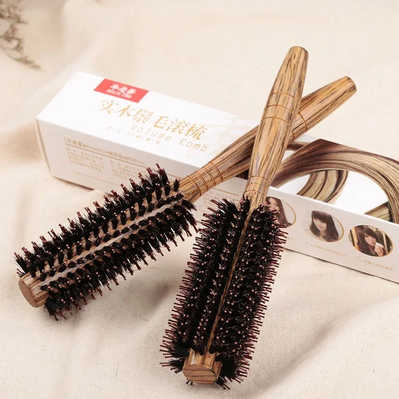 Comb juan fa shu Female Male Household Inner Buckle Blow Modeling Comb Fluffy Barber Shop Hair Stylist Only Volume Comb Roll Comb