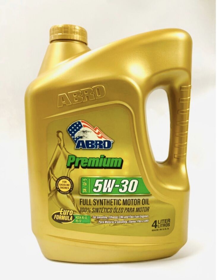 Abro Premium Full Synthetic Oil 5W-30 SN GF-5 (EURO FORMULA)4Litre ...