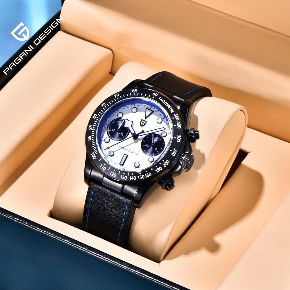 PAGANI DESIGN Watch For Men 10Bar Waterproof Japan VK64 Sapphire Stainless Steel Clock Sports Chronograph Watches Top Brand Mens Quartz Wristwatch PD-1822 ราคา 3,936 บาท*ส่งฟรี