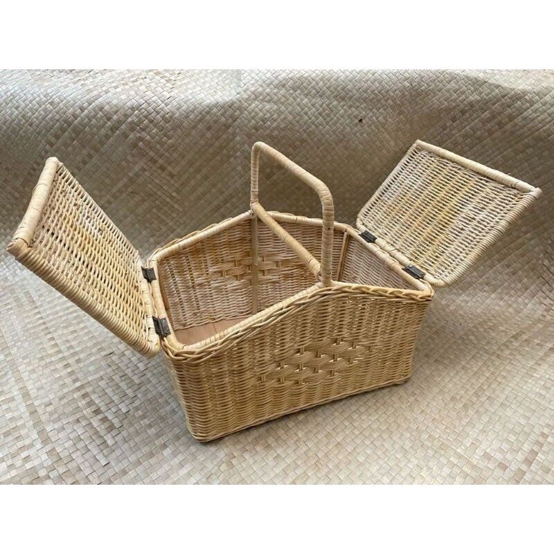 RATTAN BASKET / BAKUL PICNIC / BAKUL PASAR / BAKUL BERKELAH / BAKUL ...