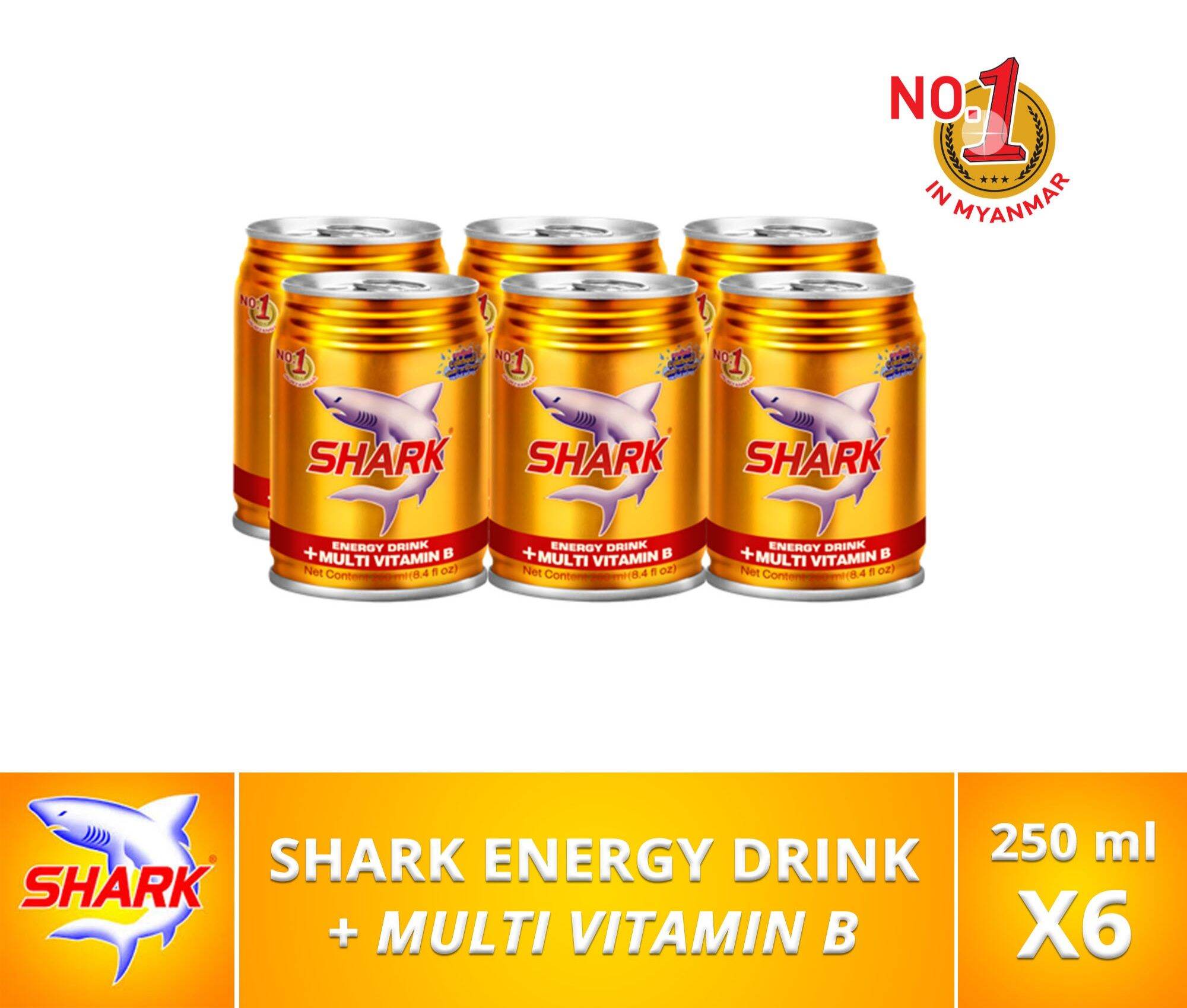 SHARK 🦈 🦈 ENERGY DRINK 6 PCS Lazada