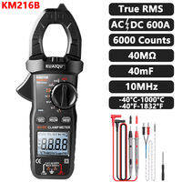 True RMS DC 1200A Amperimetric Clamp NCV Ammeter Pliers AC DC 1000V Digital Multimeter 2H LCR Meter IRUSH VFD LOZ MAX MIN