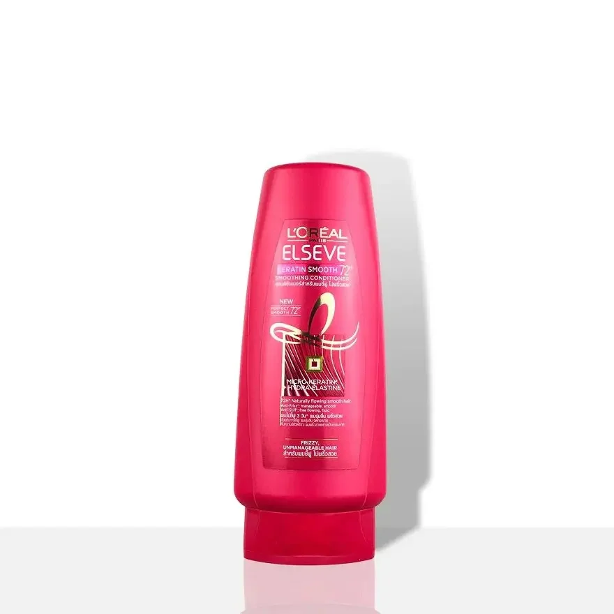 Loreal Elseve Keratin Smooth 72h Smoothing Conditioner (280ml)