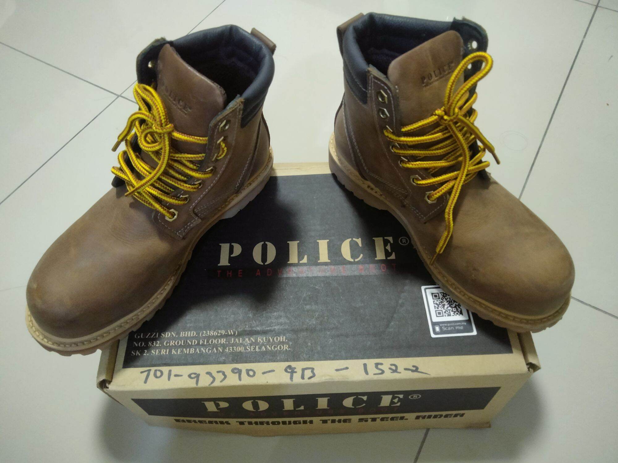 Safety boots sales brand police