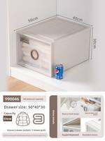 CHAHUA | Drawer-style Storage Box Plastic Clothing and Underwear Organizer