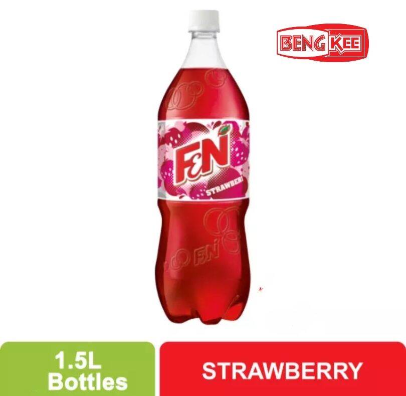 Beng kee🔥1.5liter f ＆N strawberry Flavoured 🔥汽水草莓口味🔥