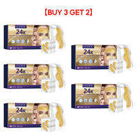 Eelhoe แผ่นแปะหน้าผาก24K สีทองรอยเหี่ยวย่นและกำจัดผ้าปิดตาถุงใต้ตากระชับผิวต่อต้านริ้วรอยเรียบเนียนป้องกันริ้วรอยหน้าผากมาส์กกระชับหน้าสติ๊กเกอร์ลายเส้นขมวดคิ้วป้องกันริ้วรอยบนหน้าผาก