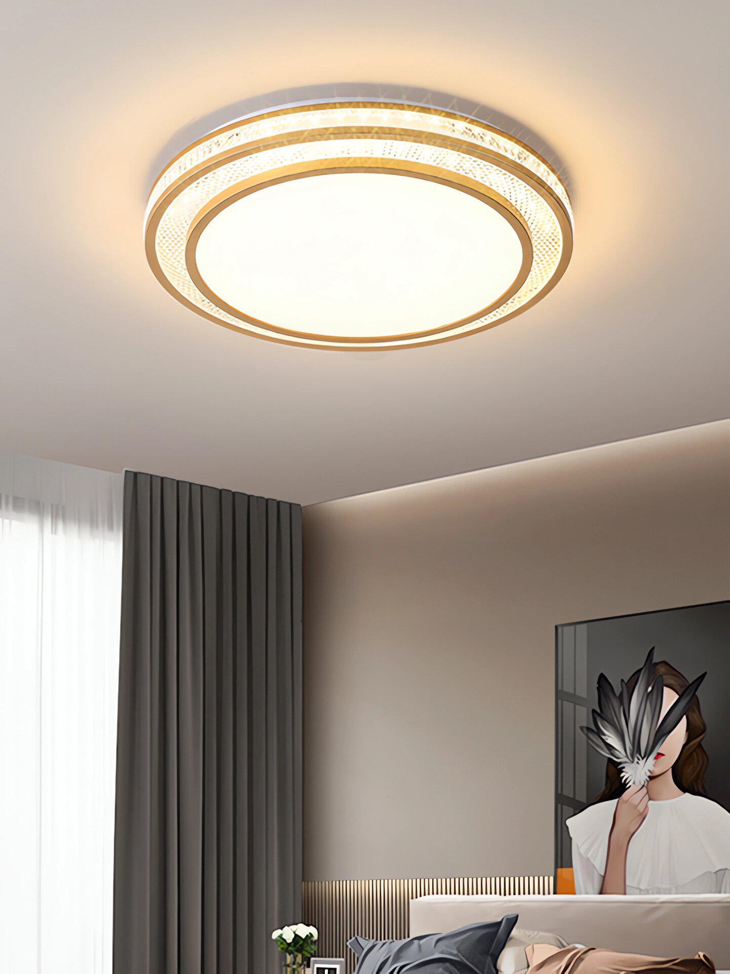 DGY | Luxury Modern Crystal Ceiling Light - Jenama DGY Harga 126 Ringgit*Penghantaran Percuma