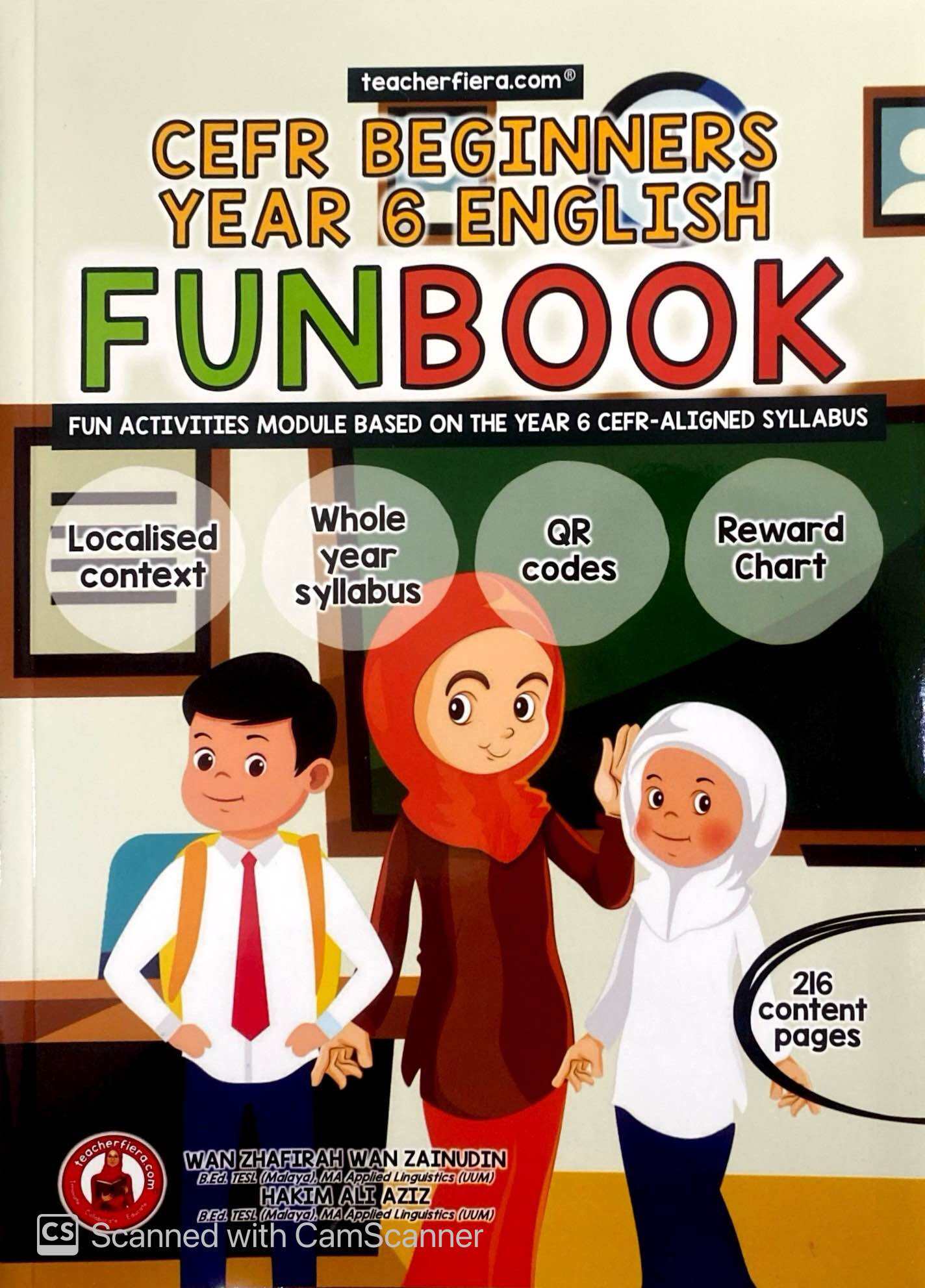 TEACHERFIERA CEFR BEGINNERS YEAR 1,2,3,4,5&6 ENGLISH FUNBOOK. 