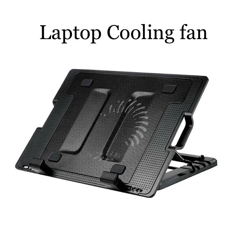 Laptop cooling fan stand cooler pad usb fan laptop notebook easy carry 5 angle stand