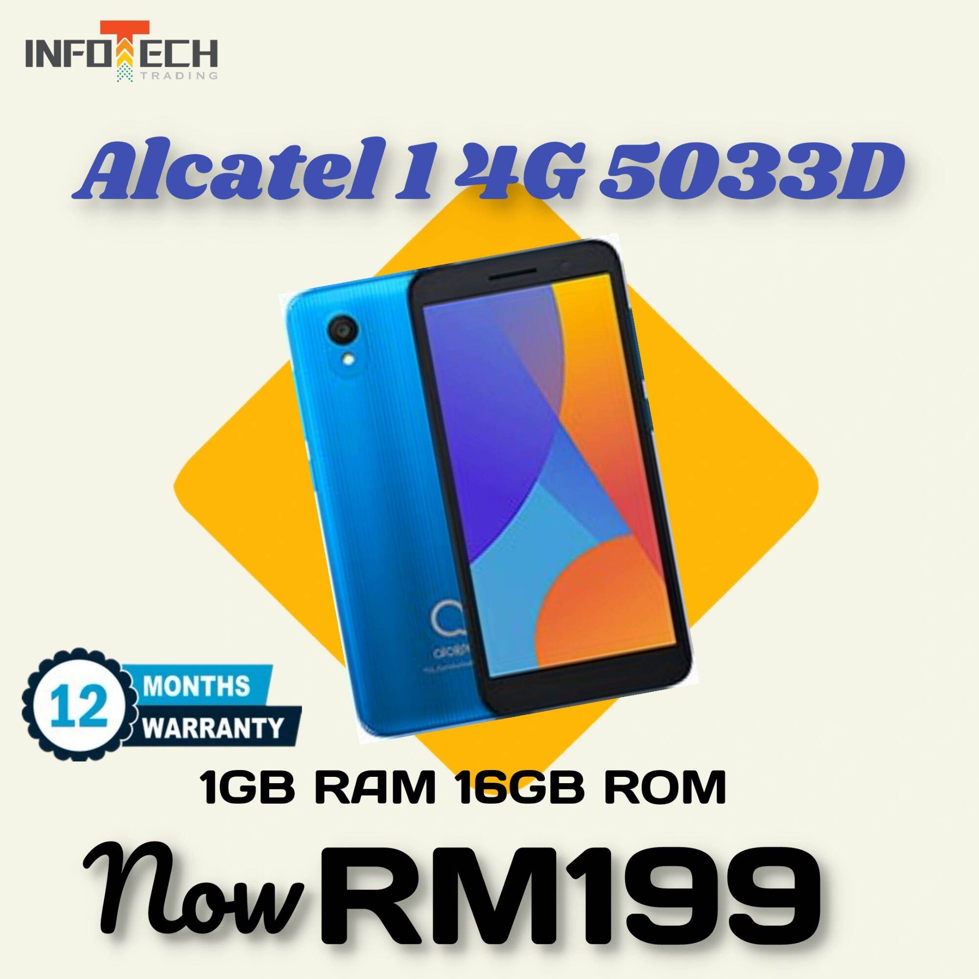 Original Alcatel Q Budget Smart Phone Gb Ram Gb Rom Lazada