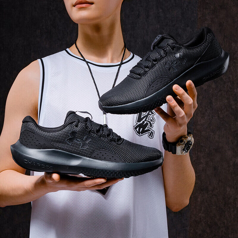 under Armour Men's Running Shoes Lightweight Shock Absorption Fitness Training Sneakers Breathable Upper Rubber Outsole Harga  255 Ringgit*Penghantaran Percuma