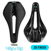 RYET 3D Printing Bicycle Carbon Saddle Ultra Light Highway MTB Racing Saddle Bicycle Cushion Bicycle Seat Accessories