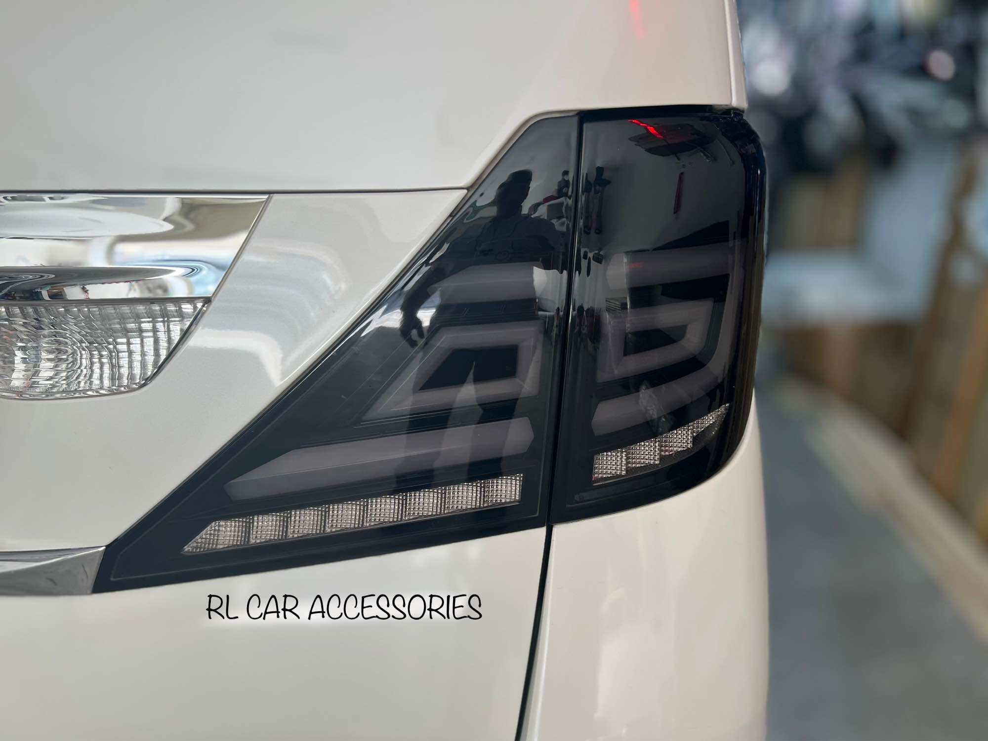 Toyota vellfire alphard anh20 crystal eye style led tail lamp 