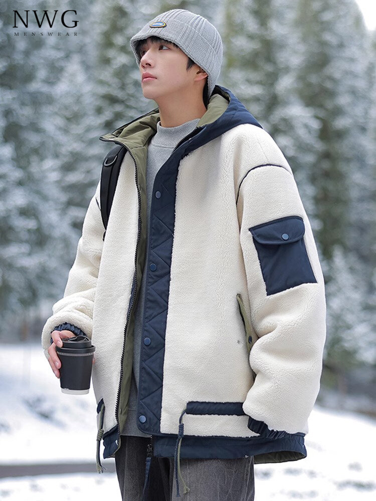 NWG | Men's Winter New Style Warm Woolen Coat Harga 330 Ringgit*Penghantaran Percuma