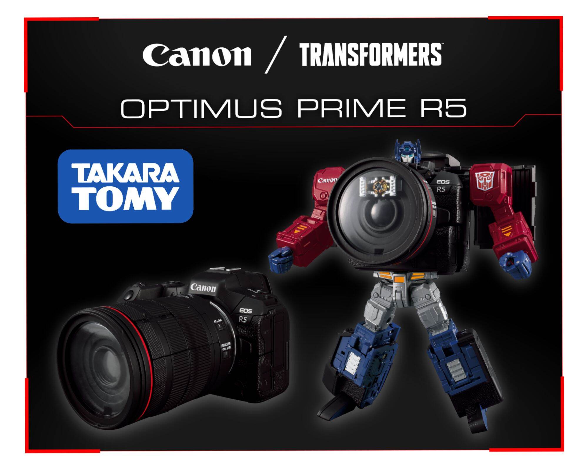 Takara Tomy Transformers x Canon Camera Optimus Prime R5 | Lazada
