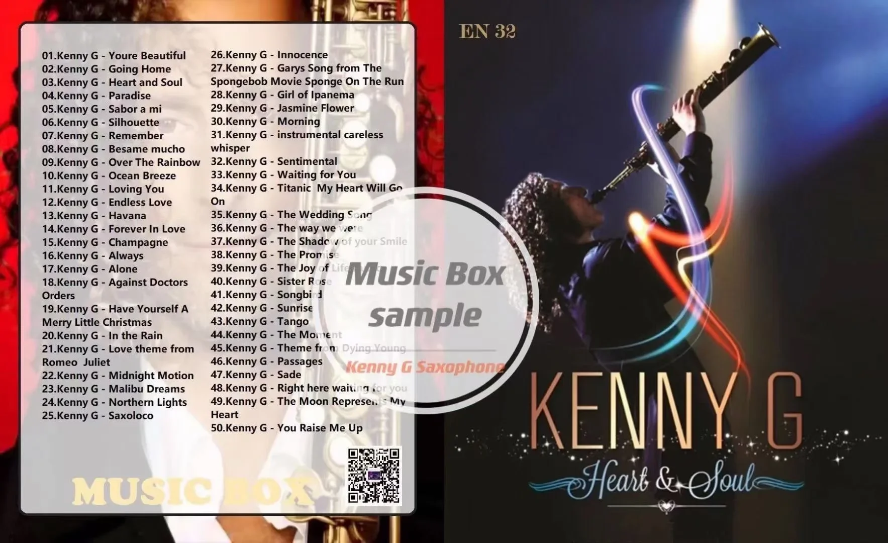 USB pendrive song kenny G heart @ soul music