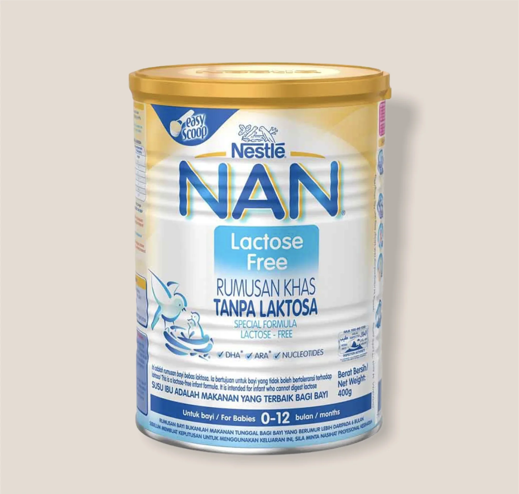 Nestle NAN Lactose Free Stage1 (0-12 months) 400g