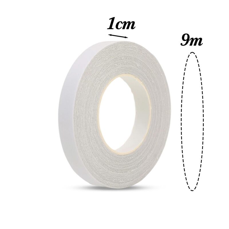 9M Double Sided Fabric Tape Invisible No Sew Pants Hem Tape DIY Cuff Adjustment Clothes Shorten Sewing Tools