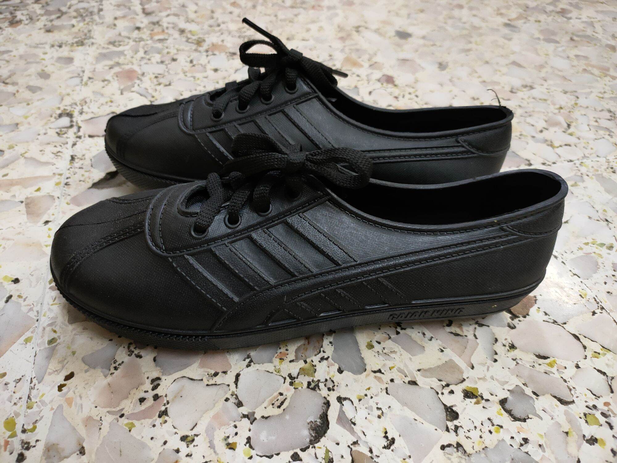 Kasut Getah Hitam (Rubber Shoes) | Lazada