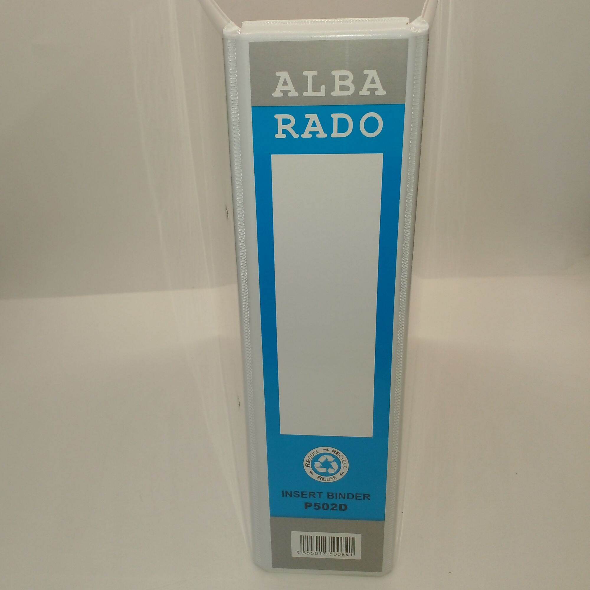 Alba Rado PVC 2D White Ring File A4/F4 Insert Binder Fail Putih (16mm ...