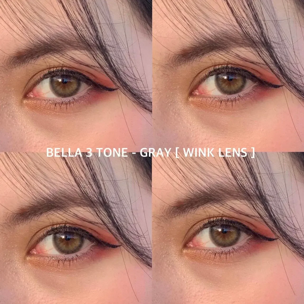 Bella 3Tone Gray 14.5mm Original Wink Contact Lens