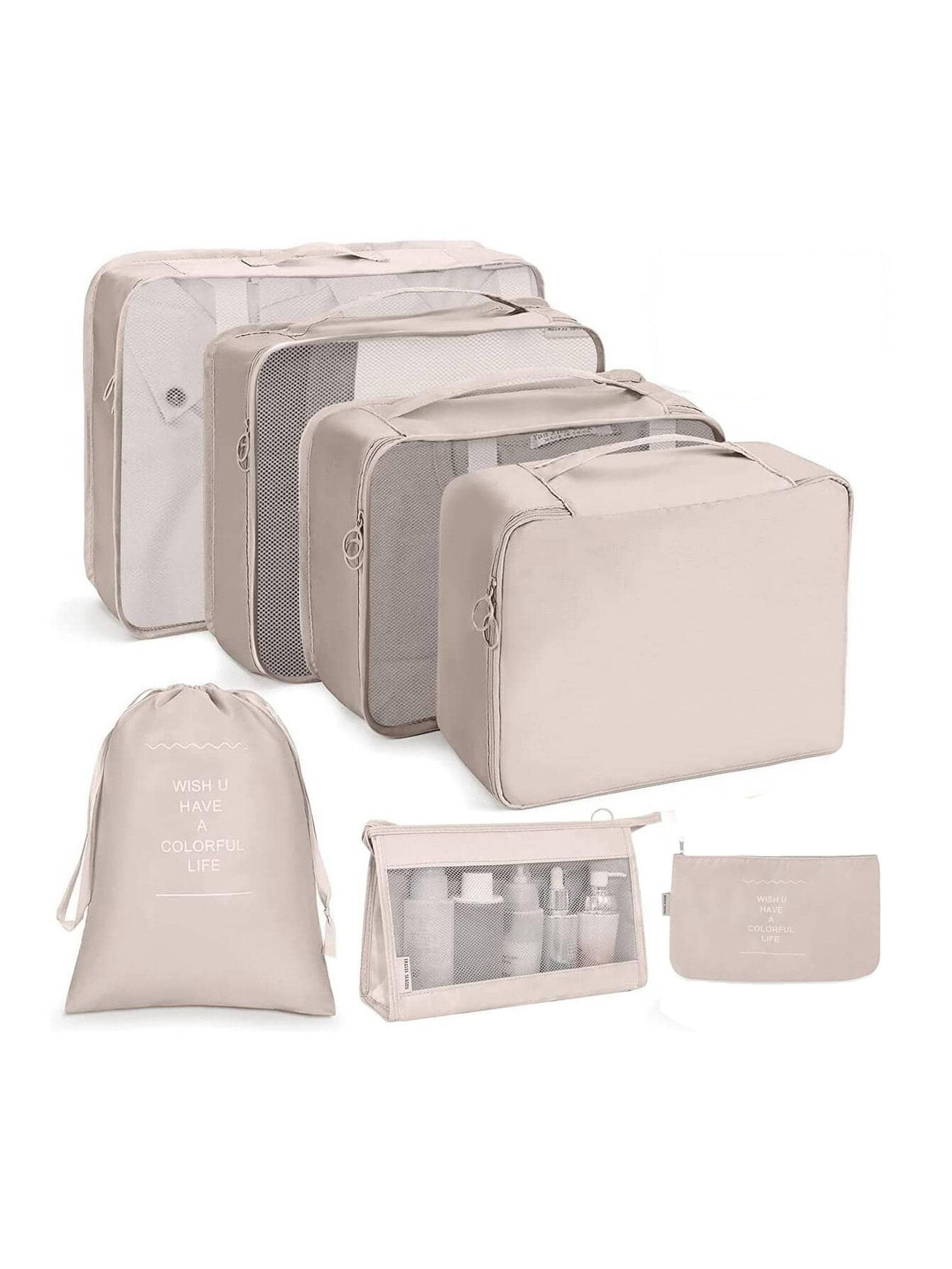 Set di cubi organizzatori per valigia, borse per bagagli viaggio_voghion.com