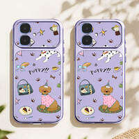 Ybd Điện thoại da trường hợp đối với Infinix thông minh 10 x6725 TECNO Spark Go 2 2S POP 10 KM4 màu cam Retro dalmatians chó Golden Retriever hình con chó