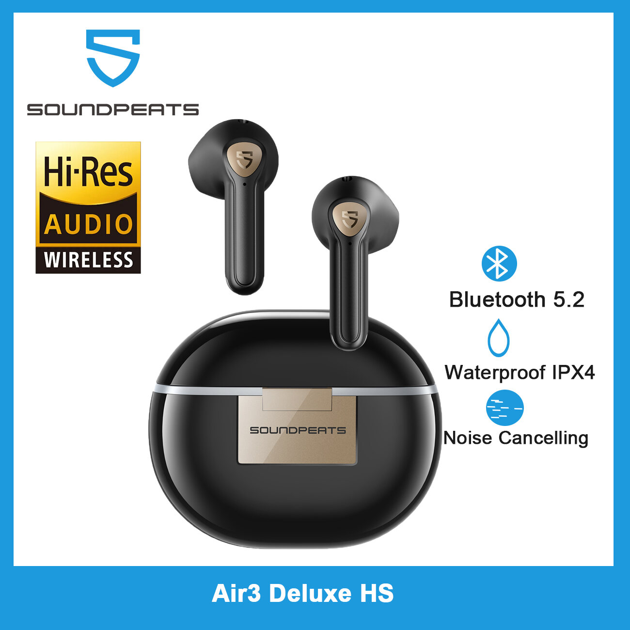 Soundpeats Air3 Deluxe HS Bluetooth V5.2 Hi-Res LDAC 14.22 Driver