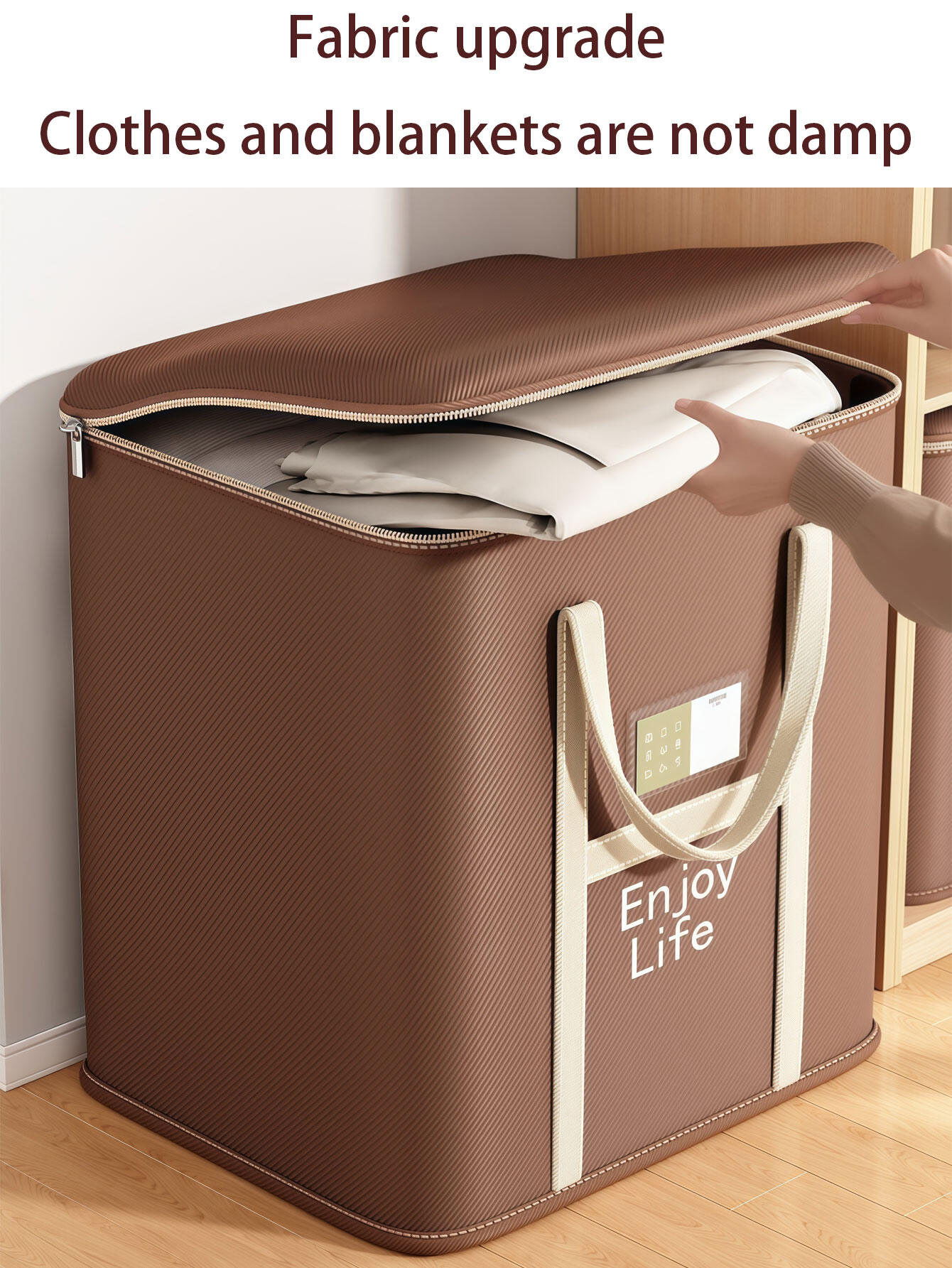 Large Capacity Storage Bag For Clothes And Quilts Foldable_voghion.com