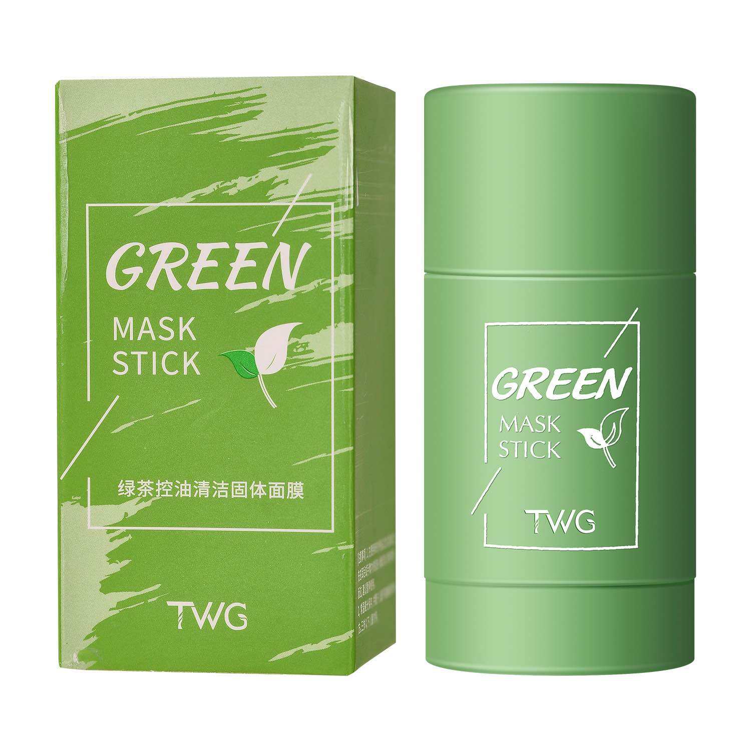 Green Tea stick mask 固体面膜控油补水清洁面膜泥男女控油毛孔绿茶茄子绿膜棒涂抹 /Eggplant Oil Control