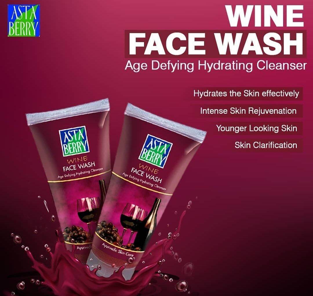Astaberry Wine Facewash ( KKM APPROVED) Original product Ready Stock
