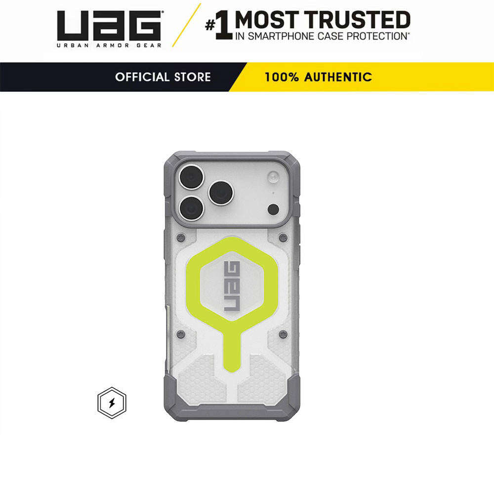 UAG Pathfinder Clear Case with Magsafe for iPhone 17 Pro Max / iPhone 16 Pro Max / iPhone 17 Air / iPhone 15 Pro Max / iPhone 14 13 12 Pro Max Phone Case Rugged Shockproof Anti-Slip Military Grade Protective Cover