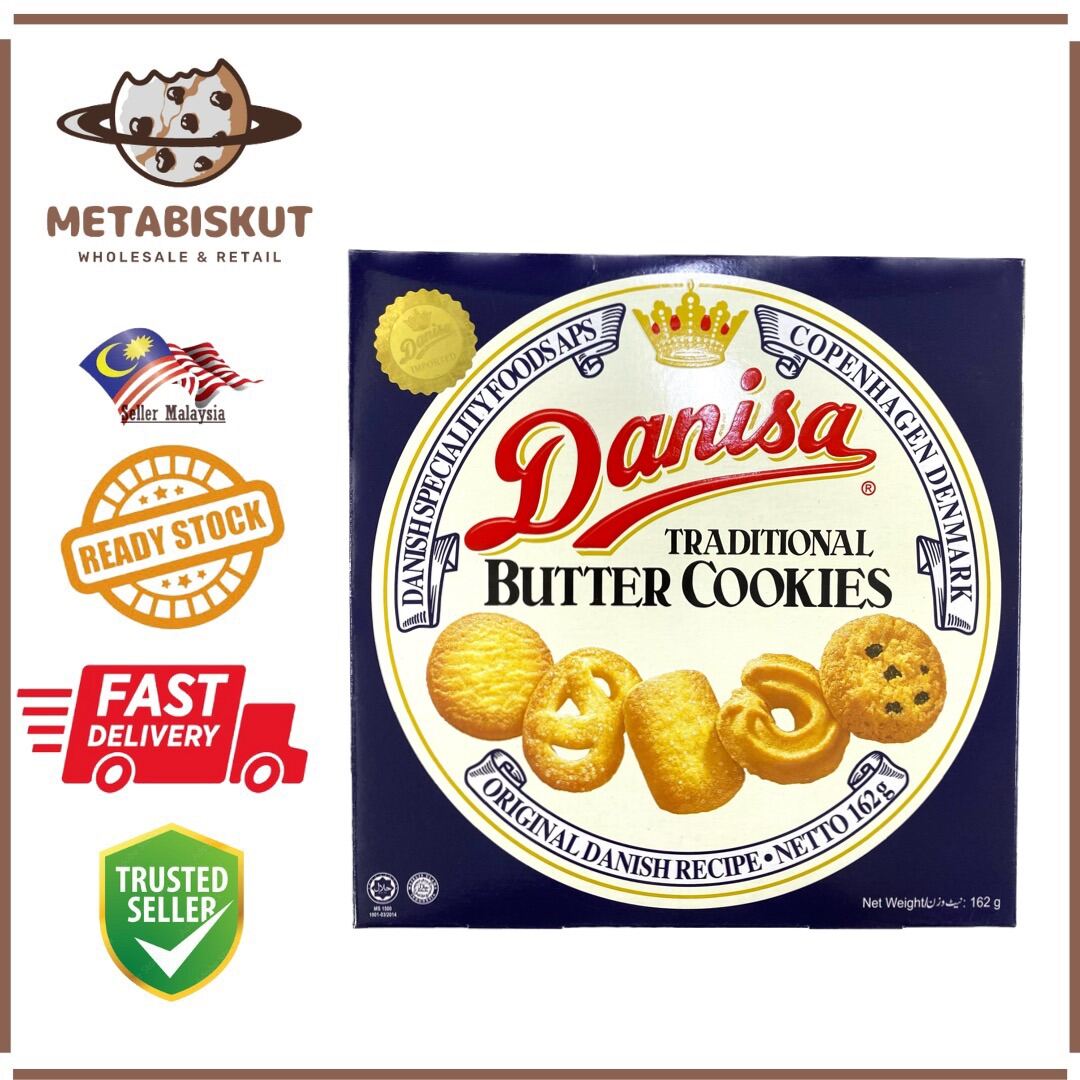 DANISA TRADITIONAL BUTTER COOKIES (162G) (BOX PACKING) Lazada