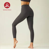 Moving Peach Yoga Pants For Women Compression Leggings Tights High Waist Zumba Pants Buttery Soft Antibacterial No Camel Toe ALK
