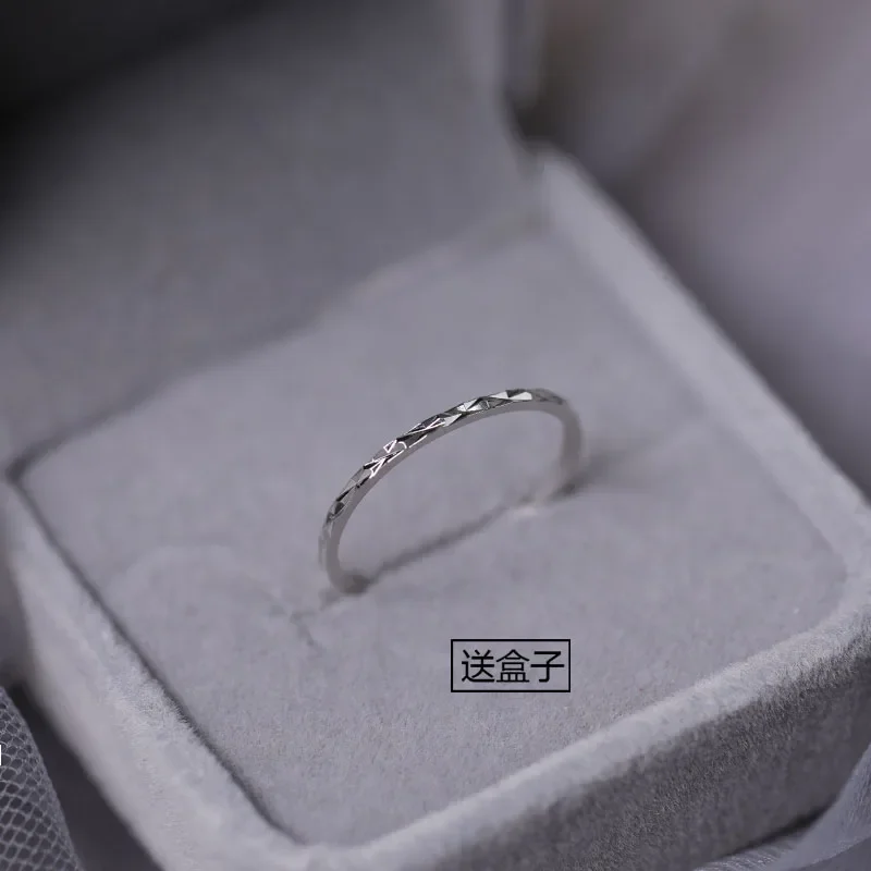 925 Sterling Silver Starry Ring Female Sterling Silver Fashion Personality Ins Trendy Cold Wind Net Red Simple Non-mainstream Little Finger Ring