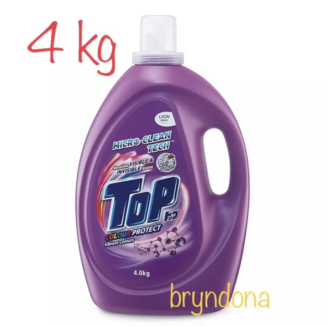 TOP Liquid Laundry Detergent / Sabun Pencuci Pakaian - Colour Protect (4kg)