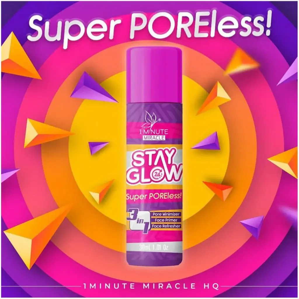 NEW PACKING ! 1MINUTE MIRACLE 1mm STAY GLOW SPRAY 1minute